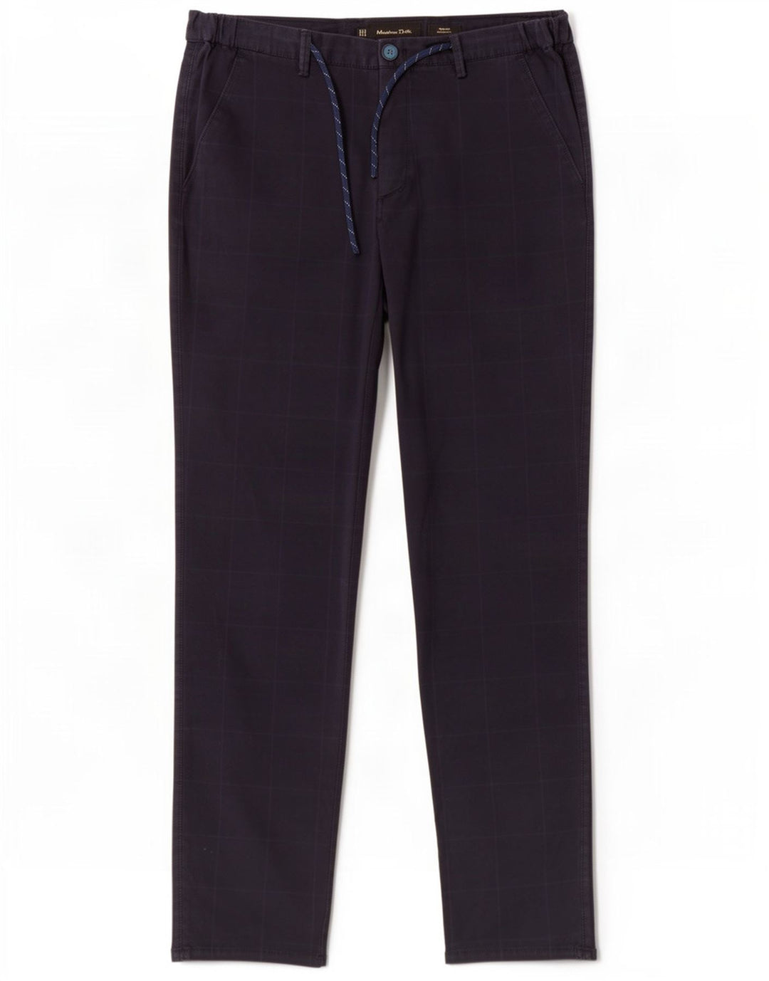 Męskie spodnie Chino Massimo Dutti EU 42 Large W32 L32 Granatowa kratka