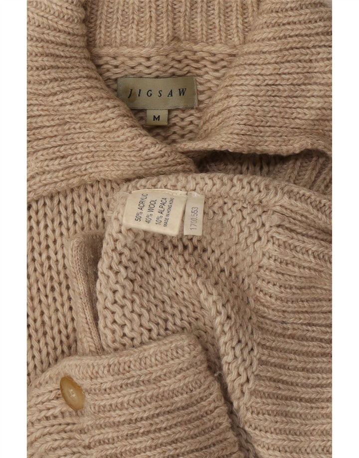 Sweter damski Jigsaw UK 14 Średni szary akryl