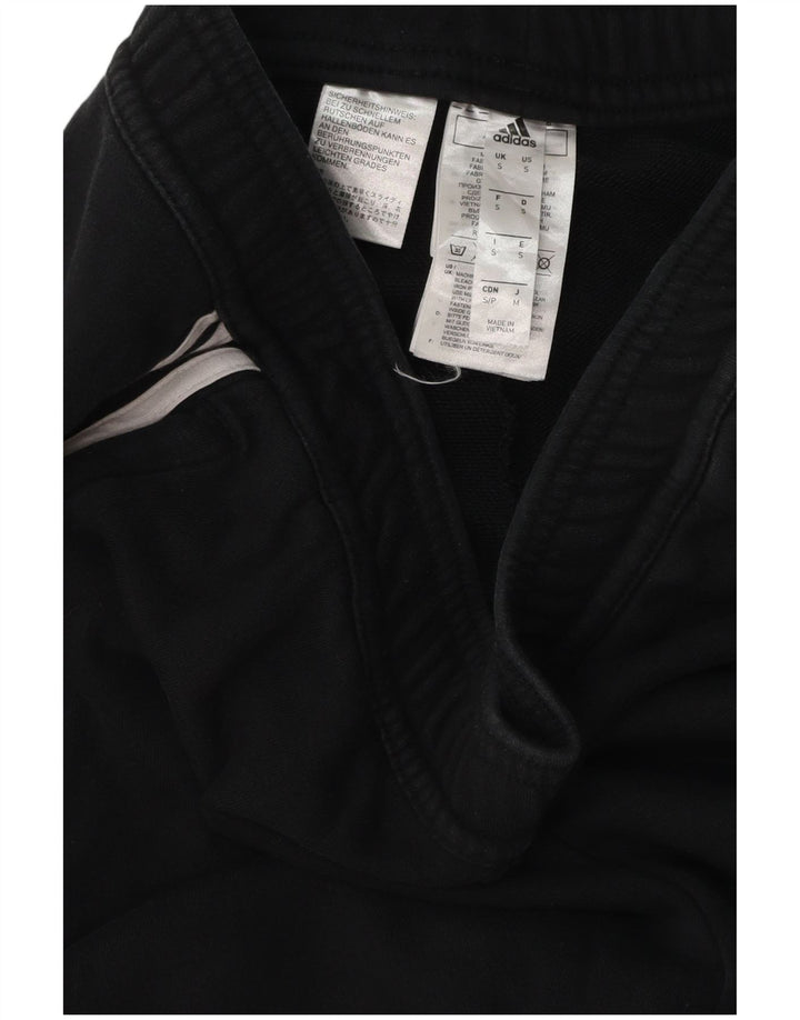 Męskie spodnie dresowe Adidas, małe, czarne, bawełniane