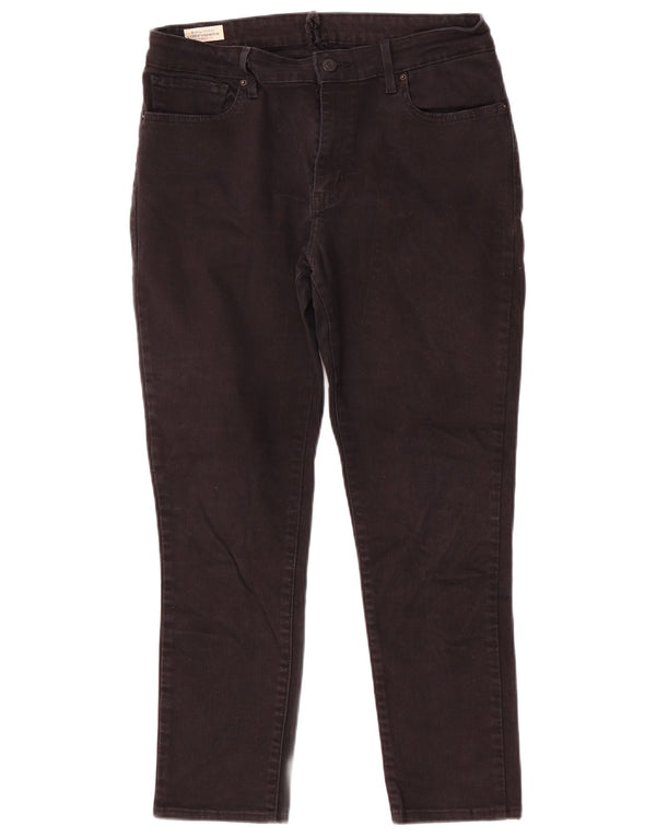 Damskie jeansy Levi's Slim W32 L26 Czarna bawełna