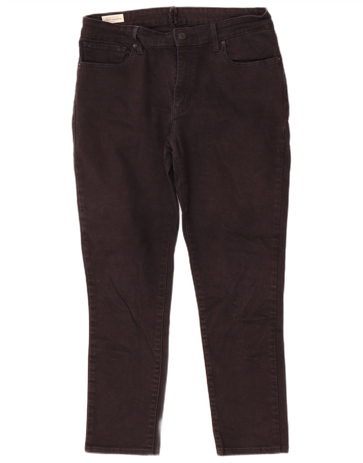 Damskie jeansy Levi's Slim W32 L26 Czarna bawełna
