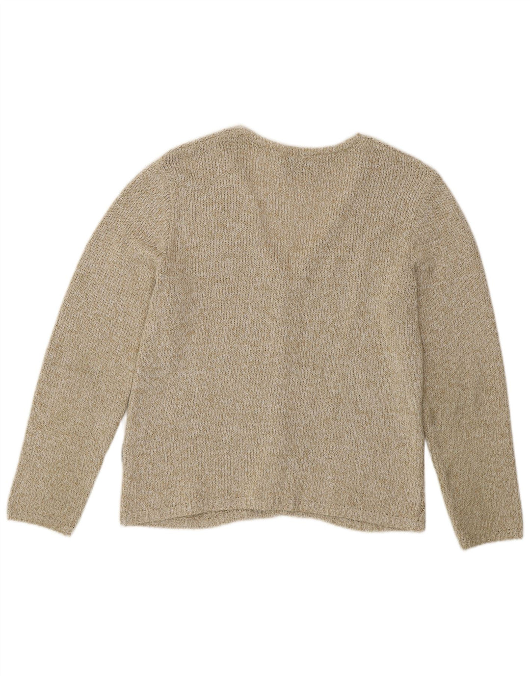 Sweter damski Roisin McCarthy UK 10, mała, zielona bawełna w plamki