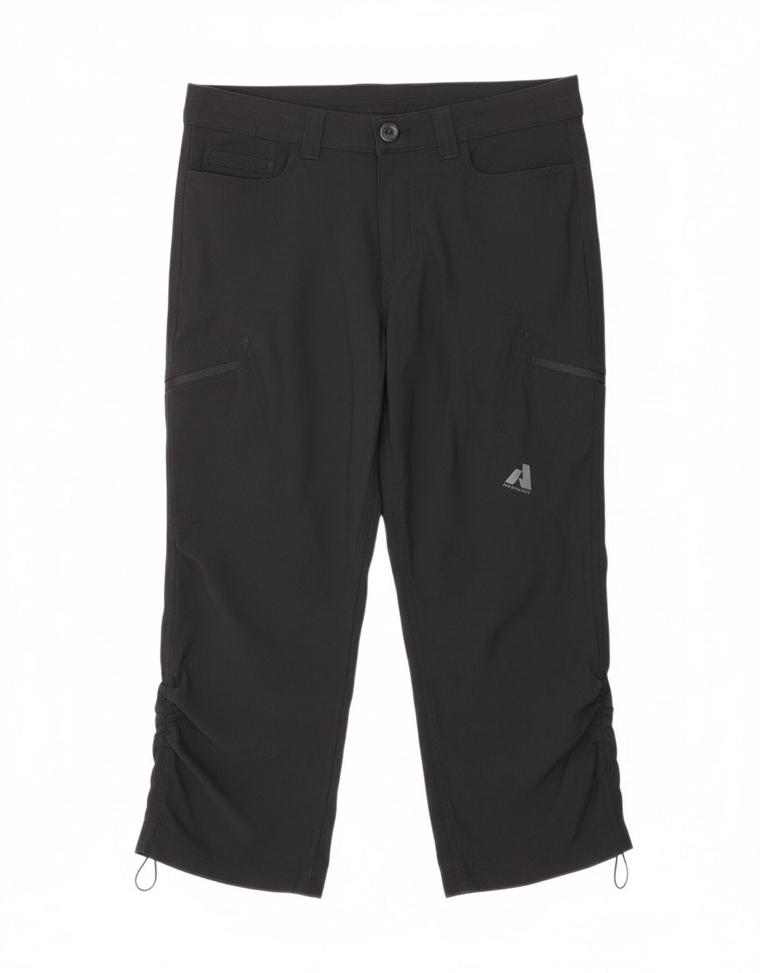 EDDIE BAUER Womens Straight Cargo Capri Trousers US 6 Medium W30 L20 Black Vintage Eddie Bauer and Second-Hand Eddie Bauer from Messina Hembry 