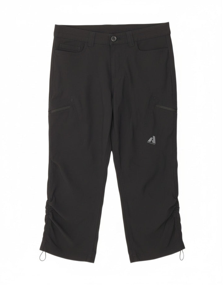 EDDIE BAUER Womens Straight Cargo Capri Trousers US 6 Medium W30 L20 Black Vintage Eddie Bauer and Second-Hand Eddie Bauer from Messina Hembry 