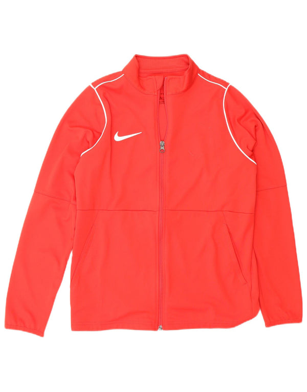 Chłopięca kurtka dresowa Nike Dri Fit 12-13 lat, duża, czerwona, poliester