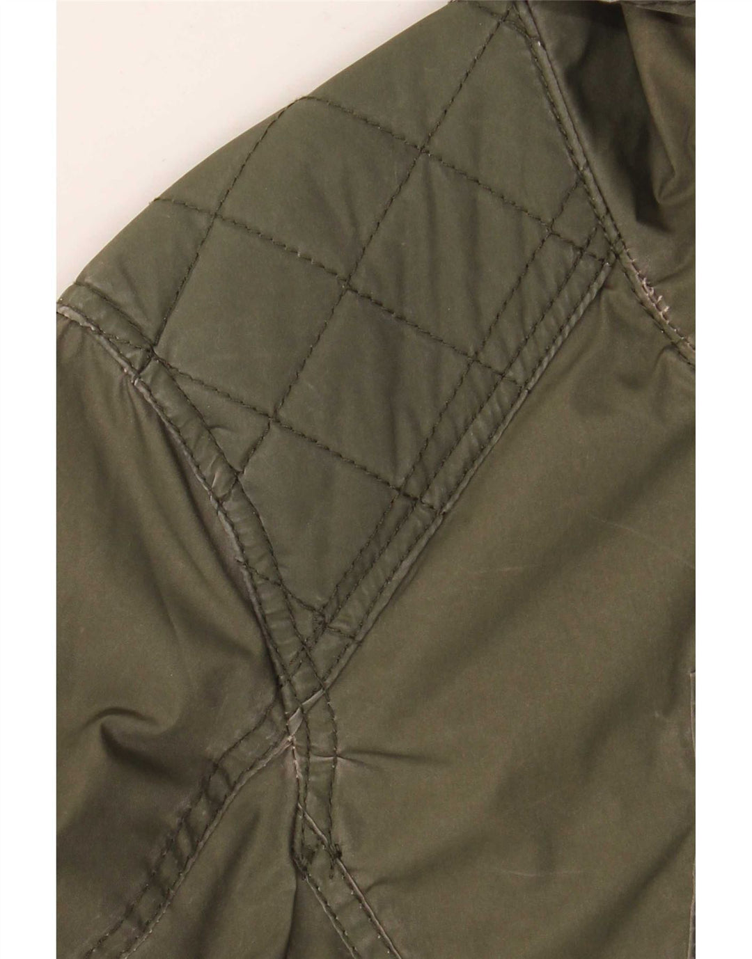 Damska kurtka parka z kapturem KHUJO UK 20 2XL Khaki Poliester