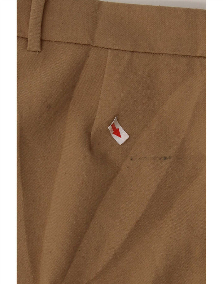 Damskie spodnie garniturowe Zara Pegged Medium W28 L31 Beżowy poliester