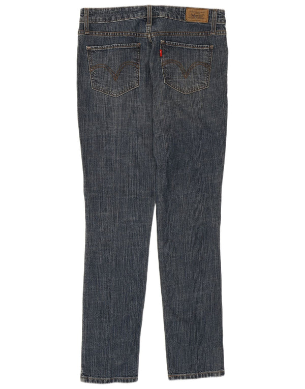 Damskie jeansy skinny Levi's US 7 Medium W30 L30 Niebieska bawełna