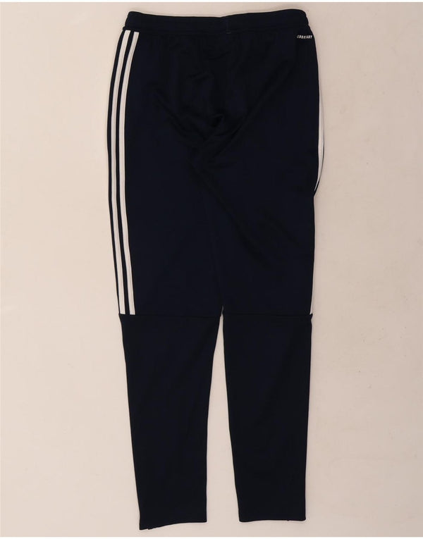 Męskie spodnie dresowe Adidas Aeroready, średni granatowy poliester