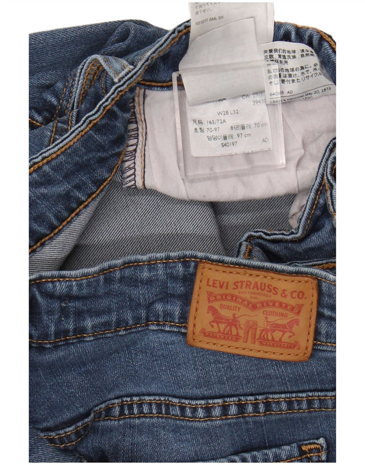 Damskie jeansy Levi's 714 Straight W28 L26 Niebieski Lyocell