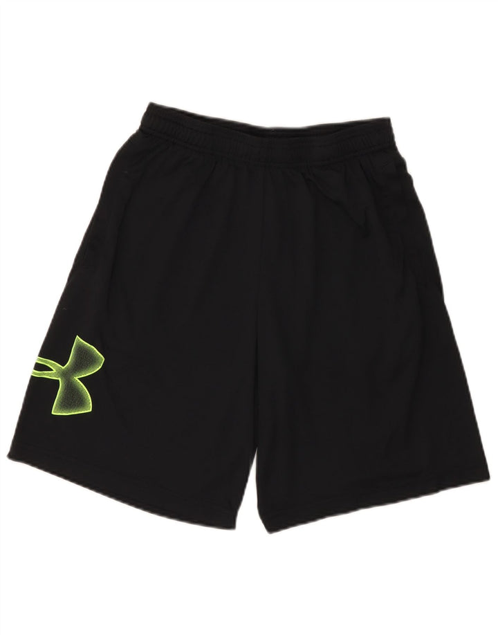 Męskie spodenki sportowe Under Armour z grafiką, średni czarny poliester