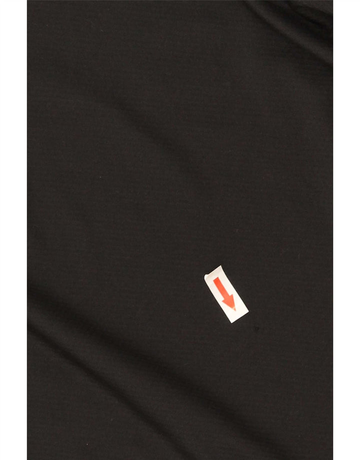 T-shirt męski Reebok Top, średni czarny, poliester z blokami kolorów