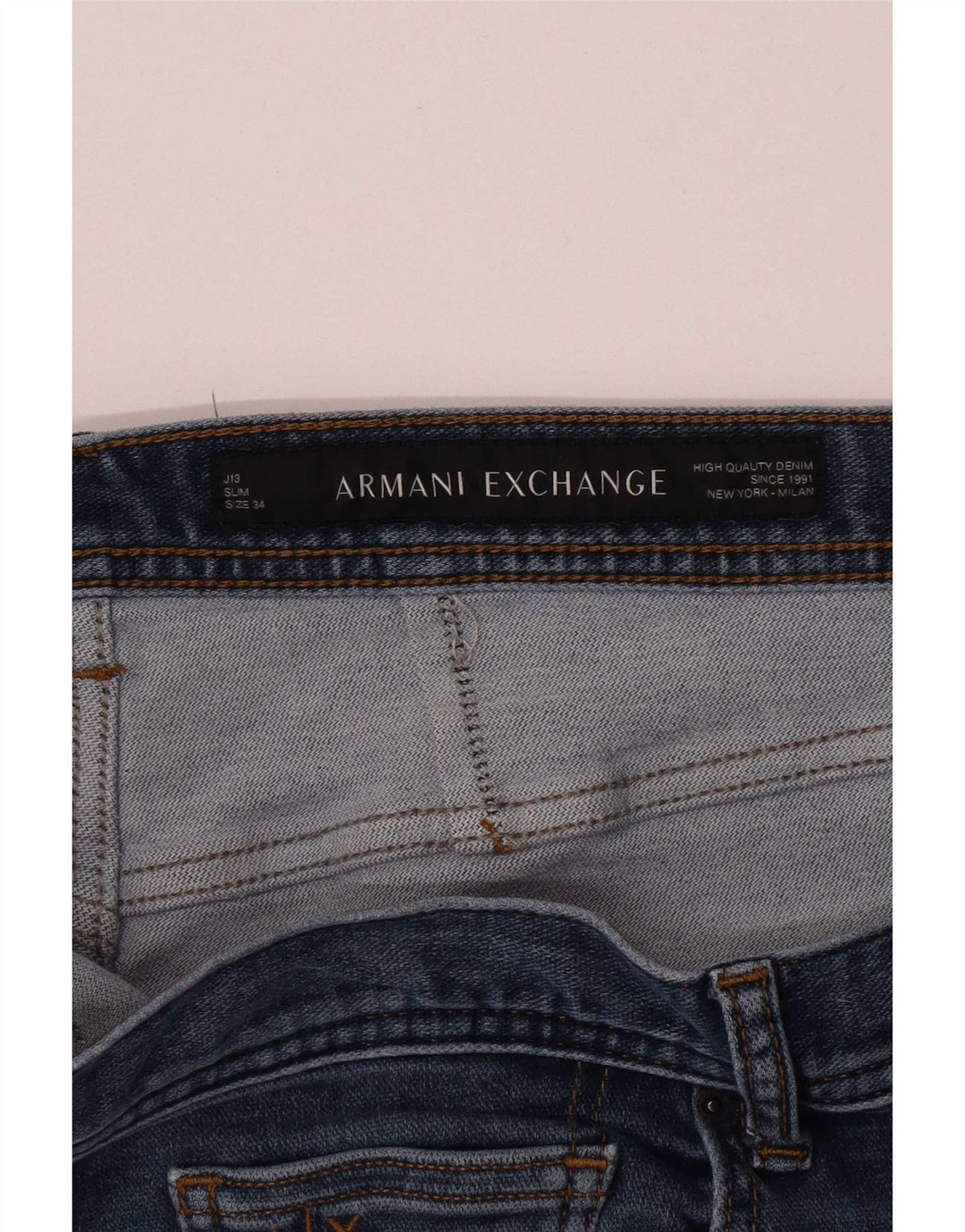 Męskie jeansy Armani Exchange W34 L32 Niebieskie