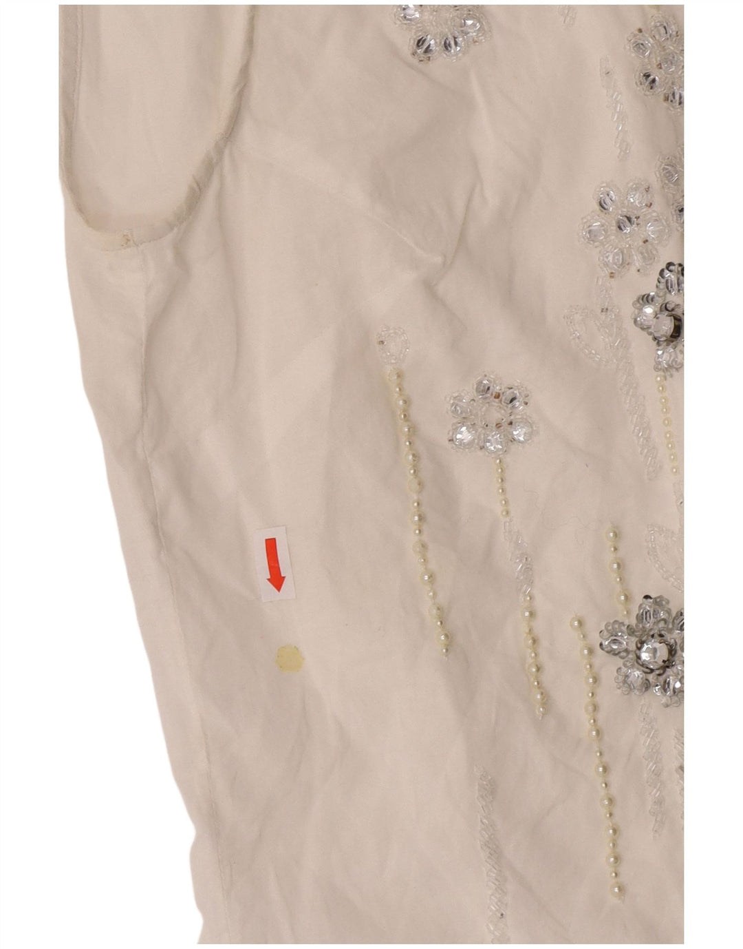 Damska bluzka bez rękawów Dolce & Gabbana IT 44, średnia biała, designerska