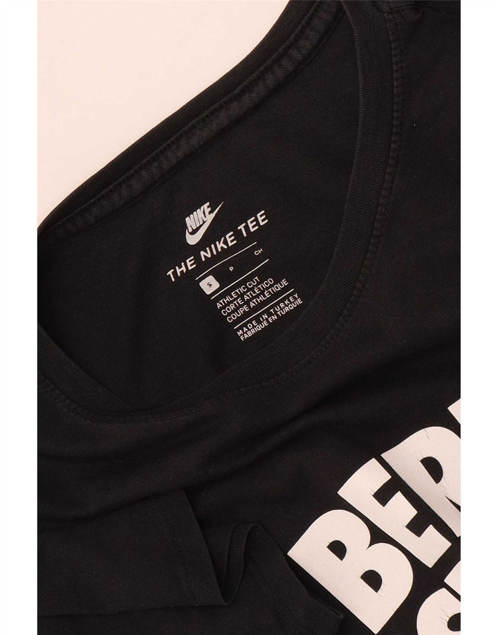 Męski T-shirt z grafiką Nike, mały, czarny