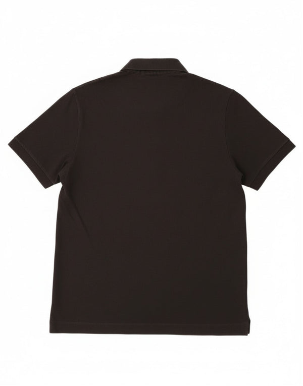 Męska koszulka polo Lacoste o regularnym kroju, rozmiar 5, duża, czarna, bawełniana