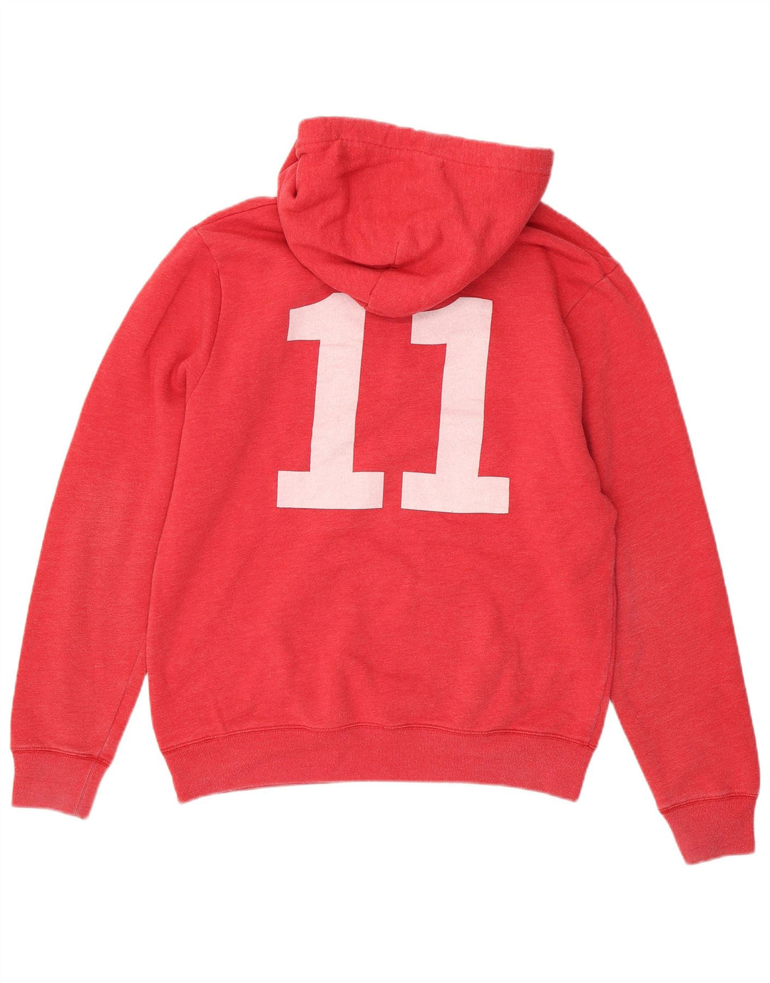 Męski sweter z kapturem Jack Wills z grafiką, średnio różowy, bawełniany