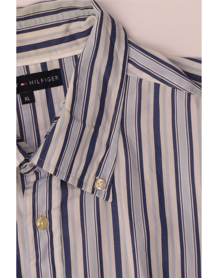 Koszula męska Tommy Hilfiger XL, bawełniana w niebieskie paski