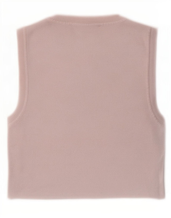 Damski krótki top Zara UK 12 w kolorze średniego beżu