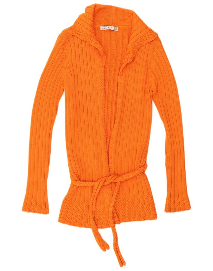 Sweter damski Zara UK 12, średni pomarańczowy, bawełniany