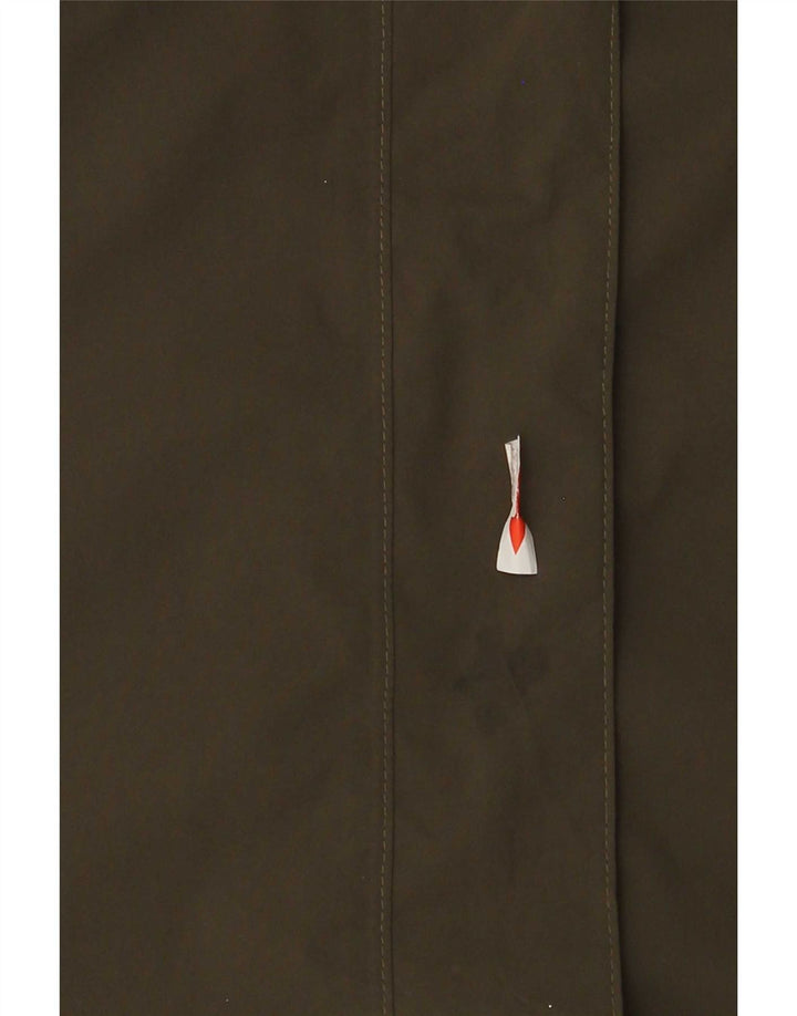 Damska kurtka wiatrówka z kapturem The North Face UK 14, średni khaki