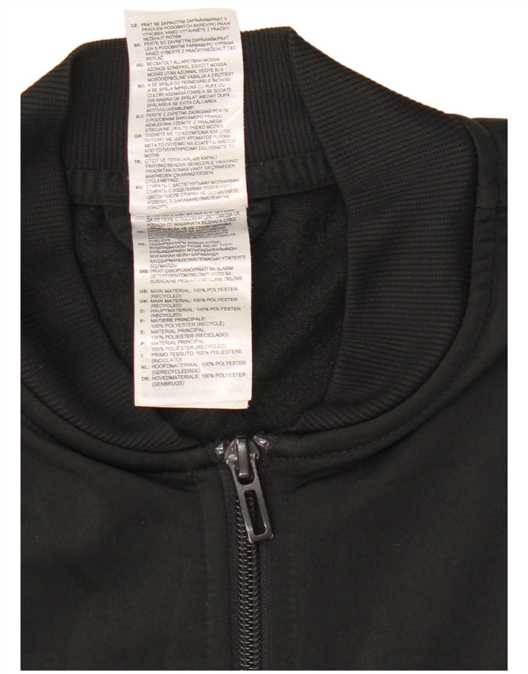 Damska bluza dresowa Adidas UK 12/14 Średni czarny poliester