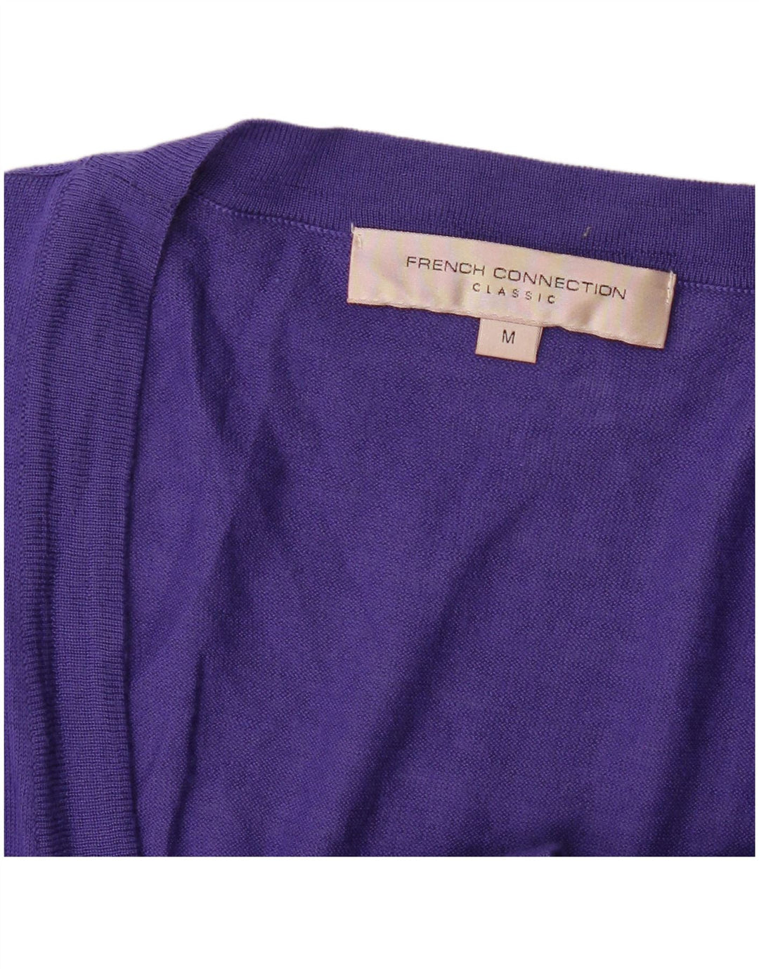 Damski sweter rozpinany French Connection UK 12, średni fiolet