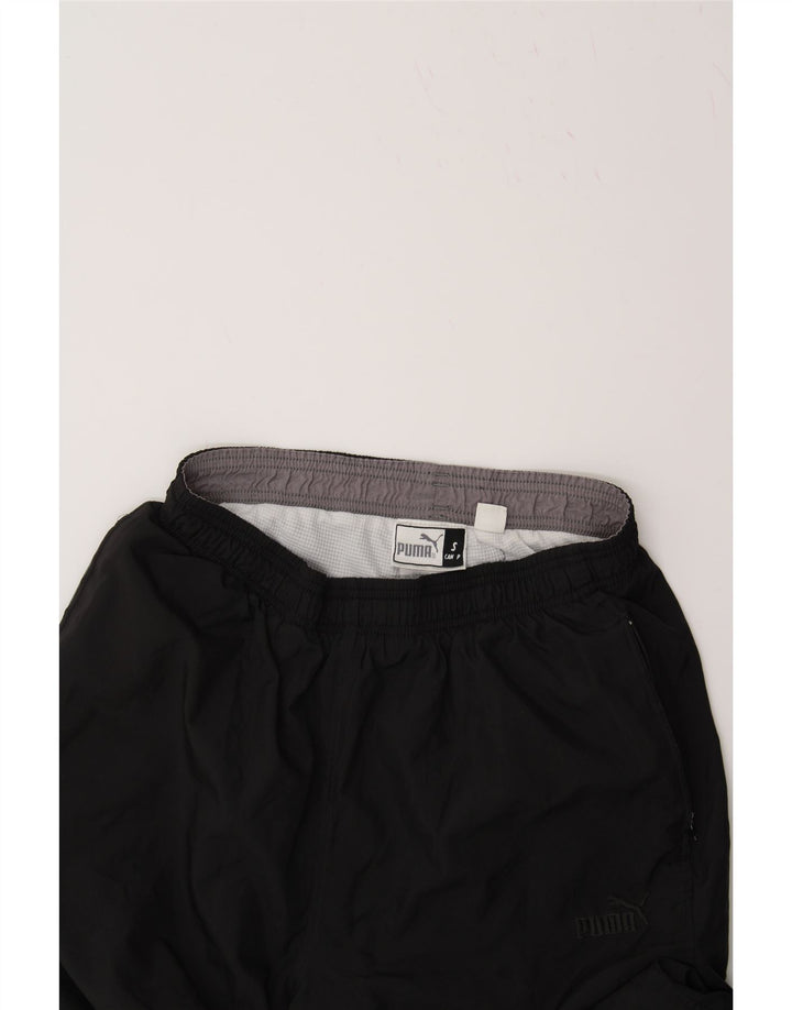 PUMA Mens Tracksuit Trousers Joggers Small  Black Polyester Vintage Puma and Second-Hand Puma from Messina Hembry 