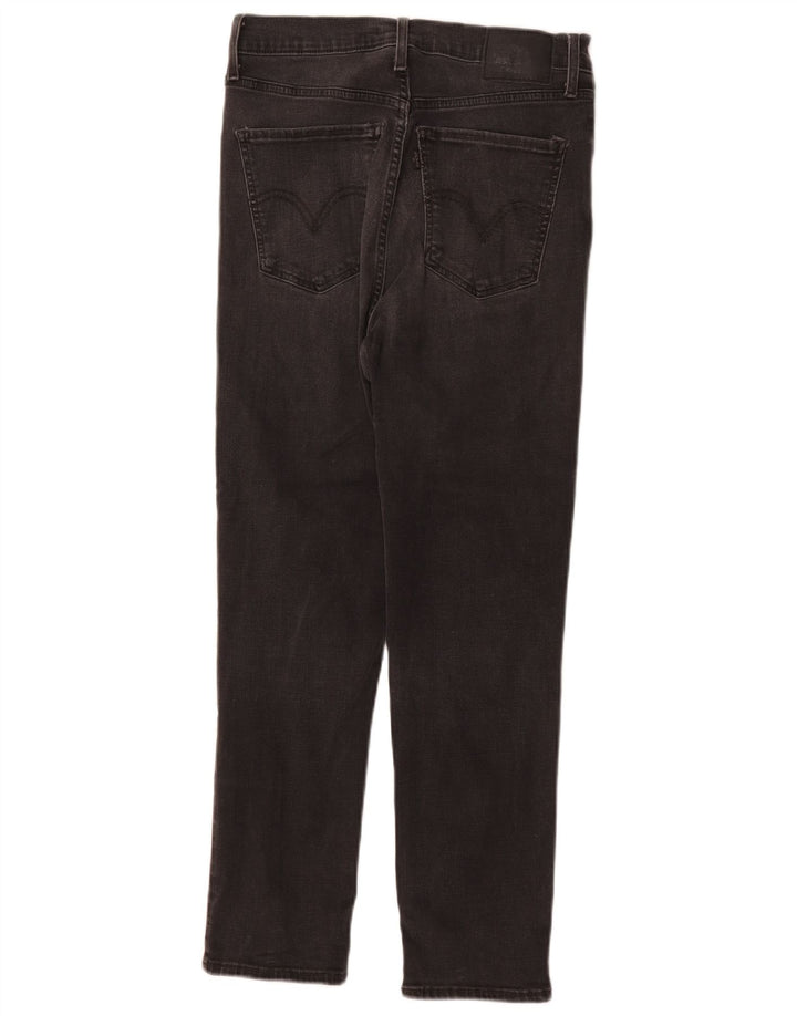 Damskie jeansy Levi's Mile High Slim W29 L26 Czarne bawełniane