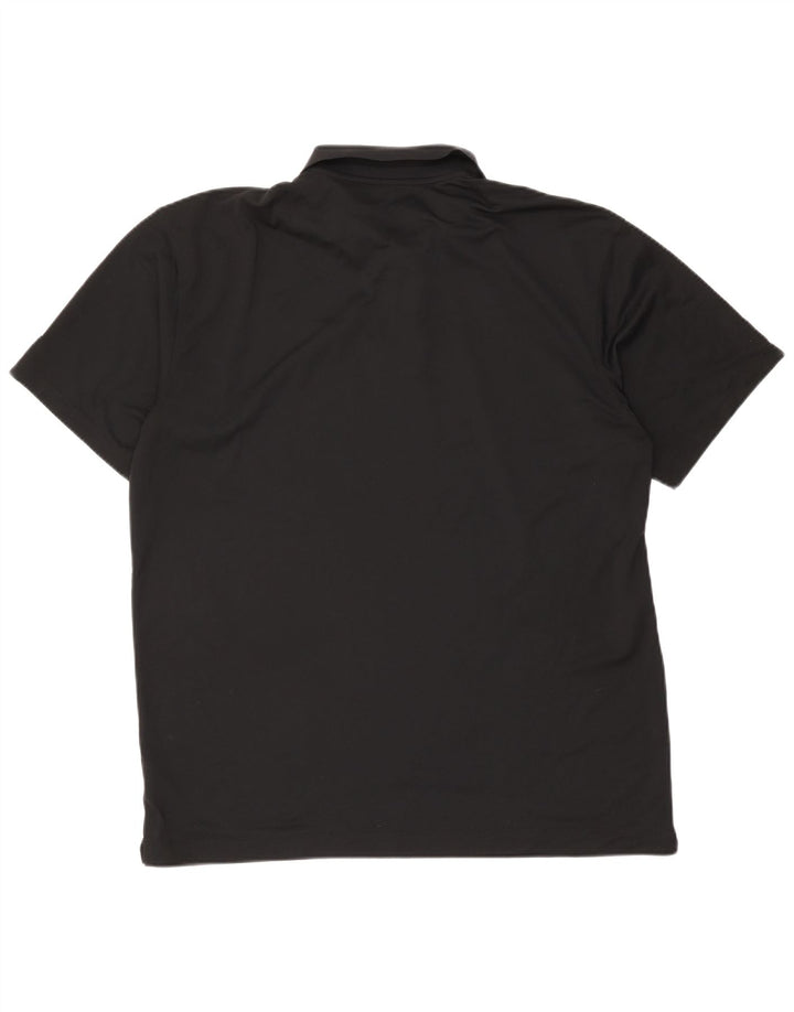 Męska koszulka polo Nike Dri Fit XL, czarna, poliestrowa