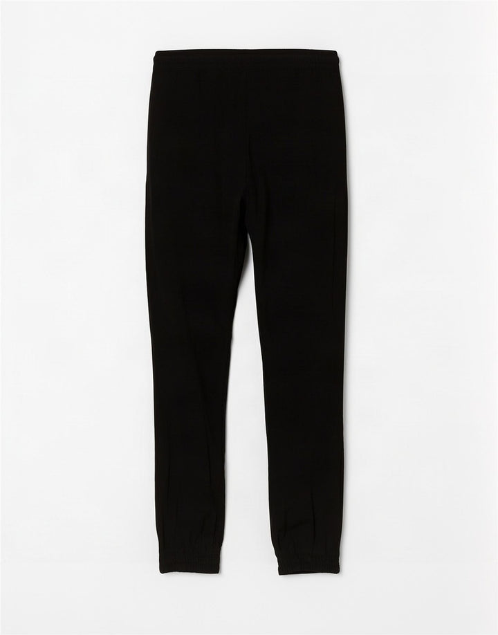 Męskie spodnie dresowe Jack & Jones, joggery, średni czarny nylon