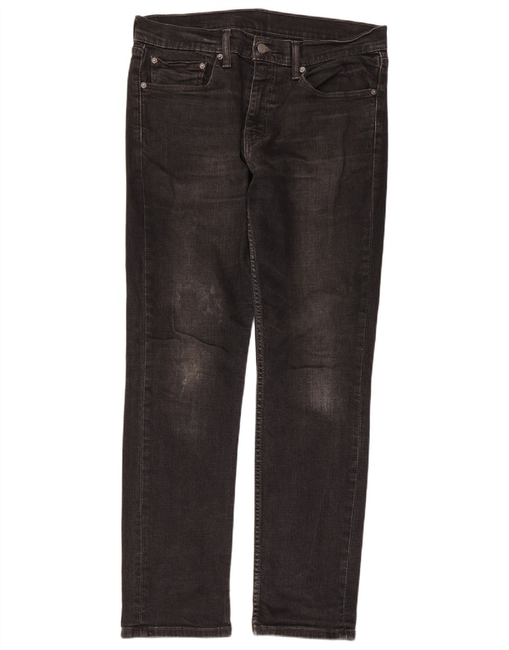 Męskie jeansy Levi's 511 Slim W34 L32 Czarna bawełna
