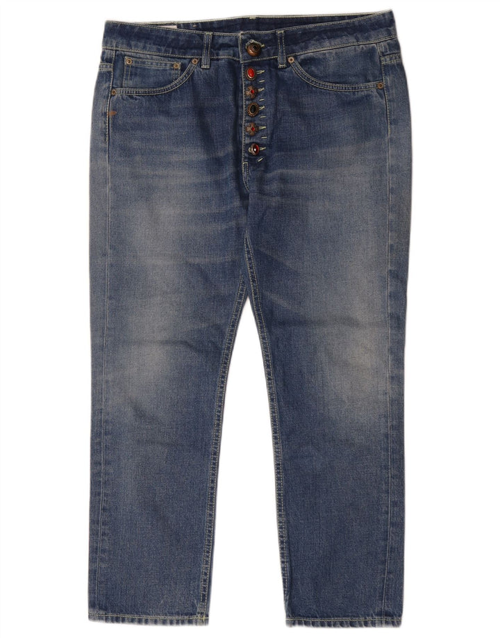 Dżinsy damskie Dondup Capri W28 L26 Niebieskie bawełniane
