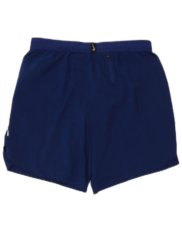 Damskie spodenki sportowe Nike Dri Fit UK 16, duże, granatowe, poliestrowe