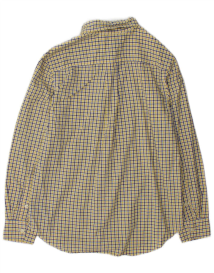 Koszula chłopięca Ralph Lauren 10-11 lat, bawełniana, w średnią żółtą kratkę