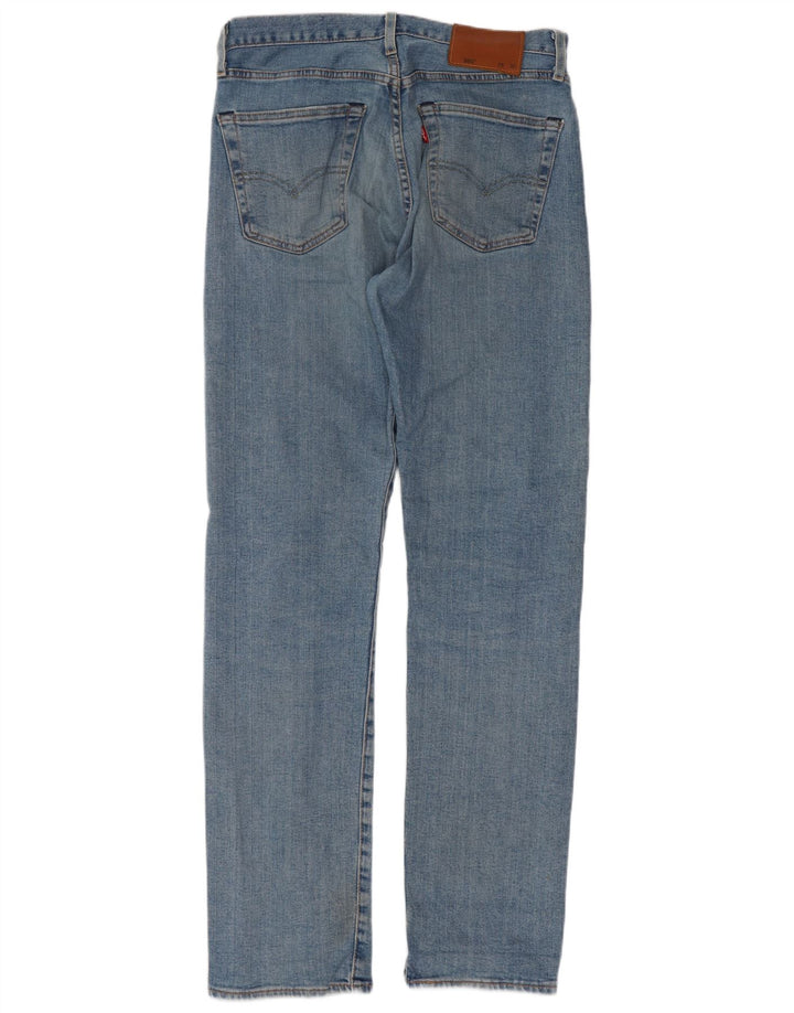 Męskie dżinsy Levi's 501 Straight W29 L32 Niebieskie bawełniane
