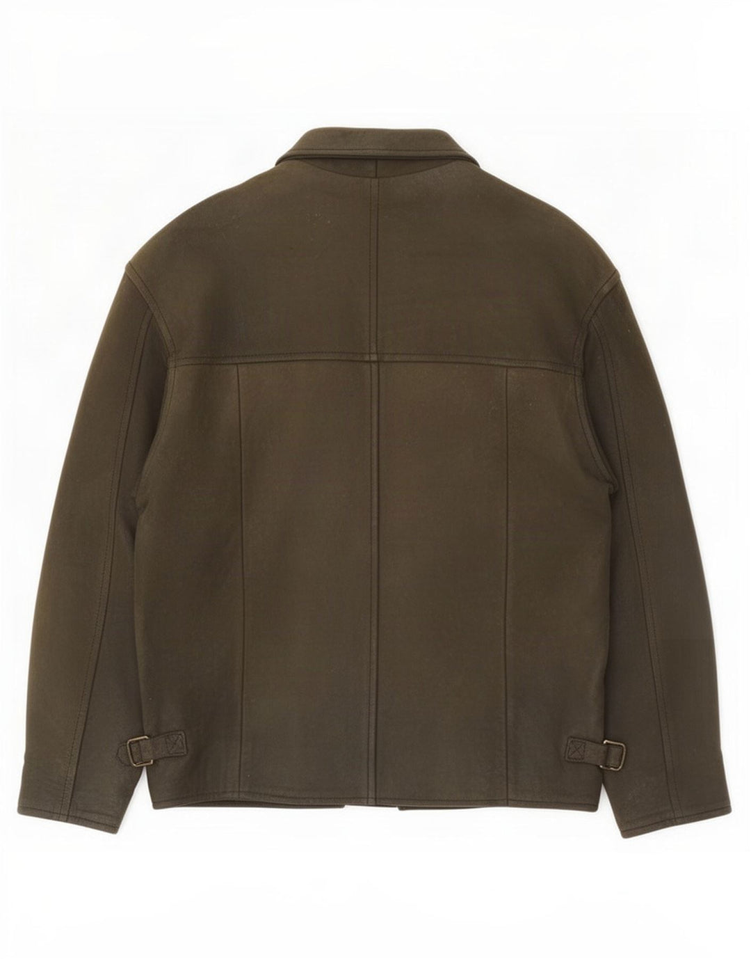 Vintage męska kurtka skórzana UK 38 Medium Khaki
