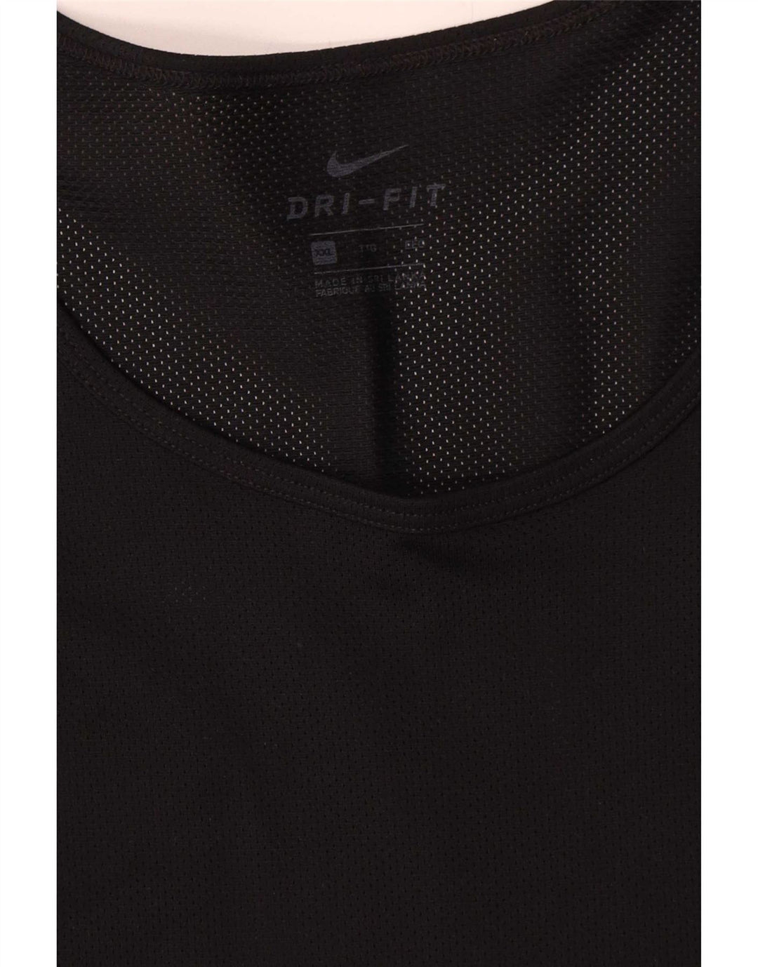 Męska kamizelka Nike Dri Fit Top 2XL, czarny poliester