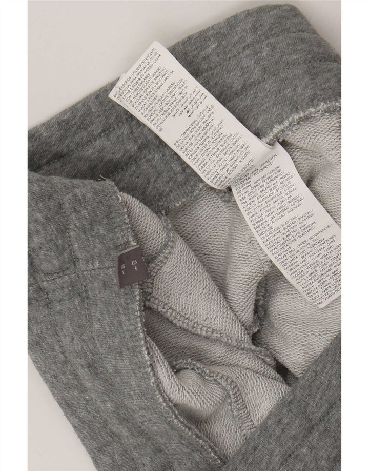 Męskie spodnie dresowe Puma Joggers, duże, szare, bawełniane