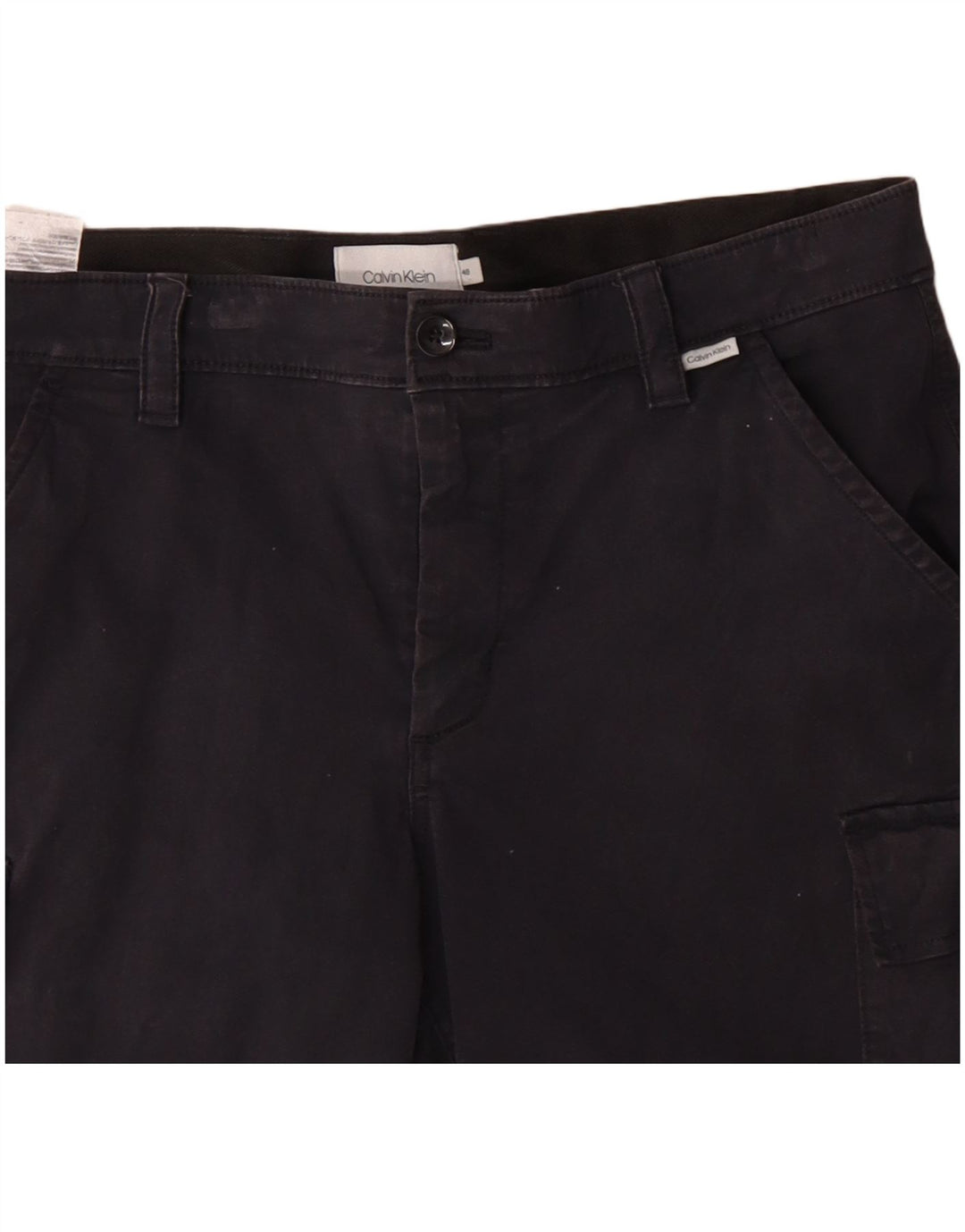 Męskie spodenki cargo Calvin Klein IT 48 Medium W34 Granatowa bawełna