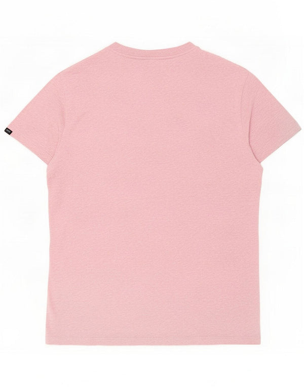 Superdry Męski T-Shirt Top, mały, różowy, nakrapiany, bawełniany