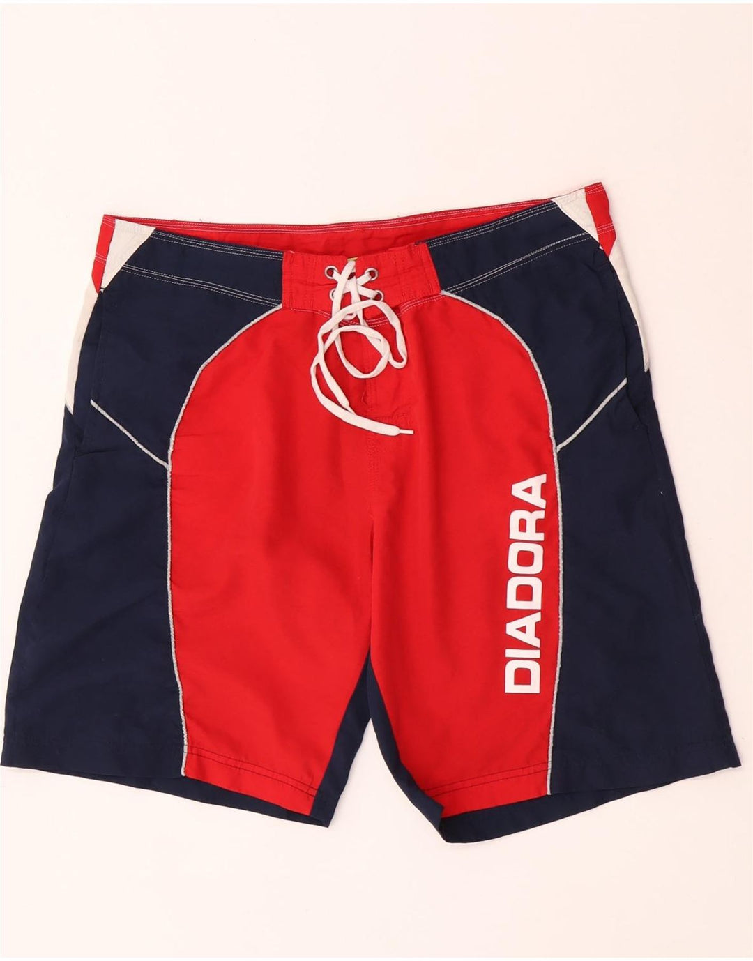 Męskie spodenki kąpielowe Diadora XL z poliestru w kolorze czerwonym