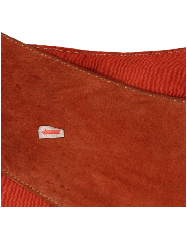 Zamszowa kamizelka męska w stylu vintage, mała brązowa skóra