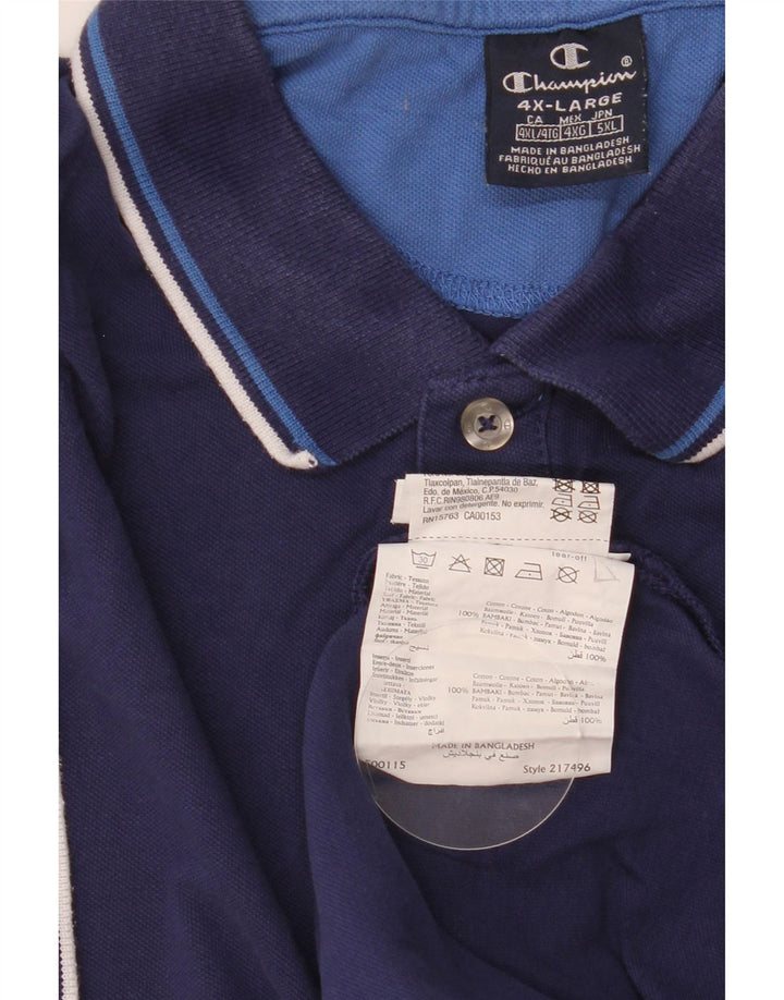 Męska koszulka polo CHAMPION 4XL, granatowa, bawełniana