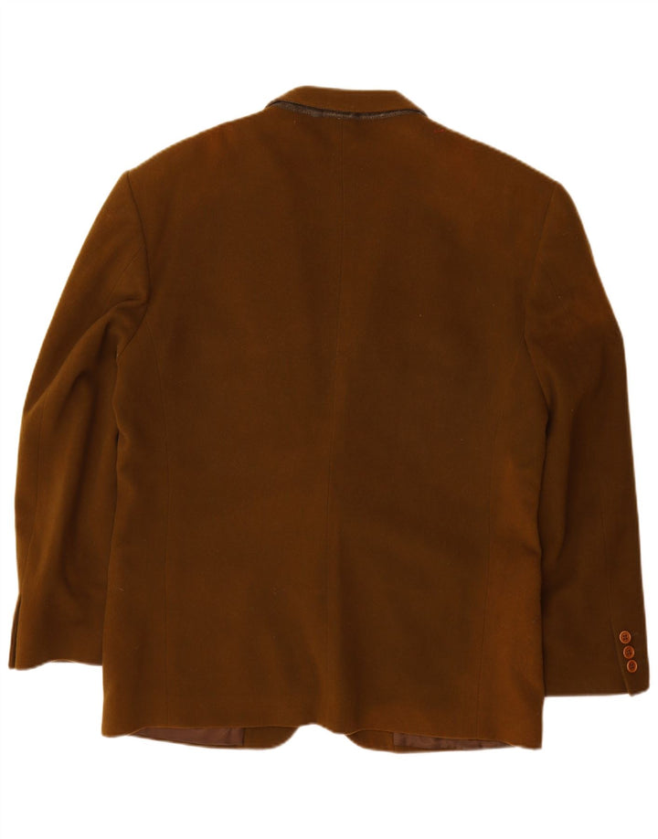 Męska marynarka zapinana na 2 guziki Valentino IT 52 XL, brązowa nowa wełna