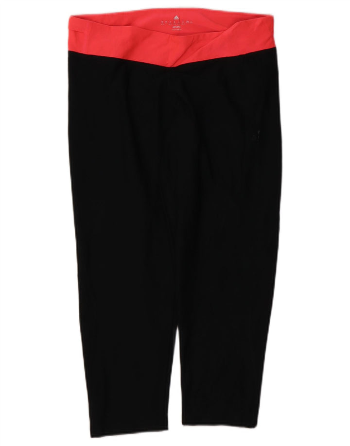 Damskie legginsy Adidas Climalite UK 12/14 Średni czarny poliester