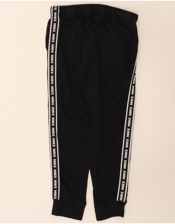 Męskie spodnie dresowe Nike Graphic Joggers, średnia czarna bawełna