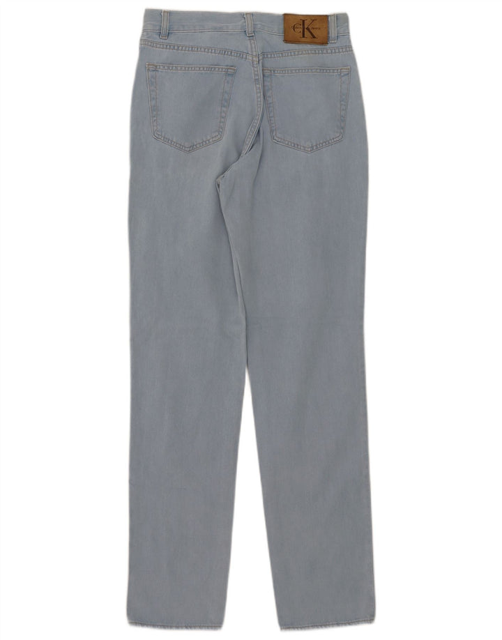 Damskie proste dżinsy Calvin Klein W30 L32 Niebieskie bawełniane