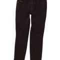 DIESEL Womens Cropped Jeans W26 L25 Black Cotton