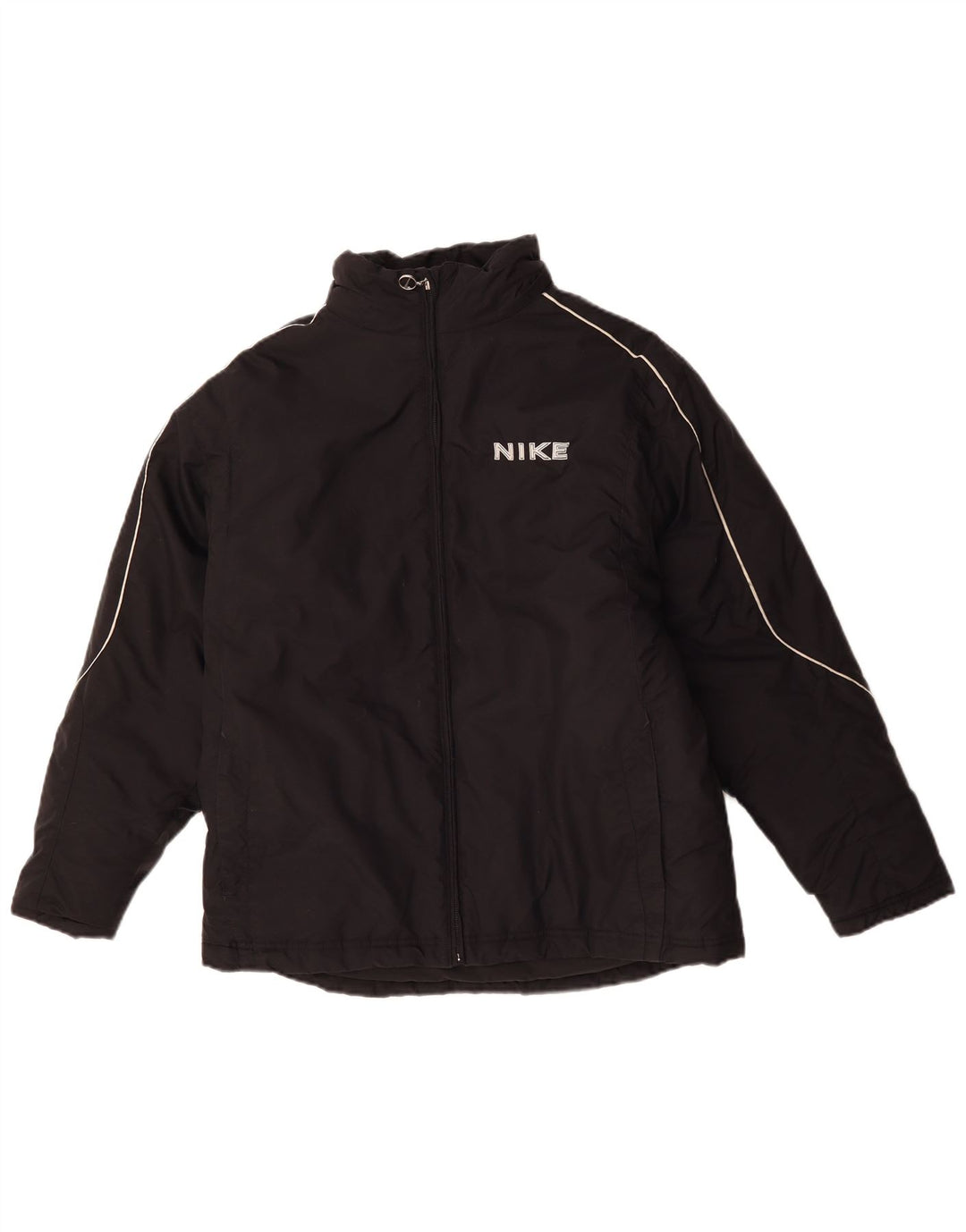 Chłopięca wyściełana kurtka Nike z grafiką, 13-14 lat, XL, czarna, poliestrowa